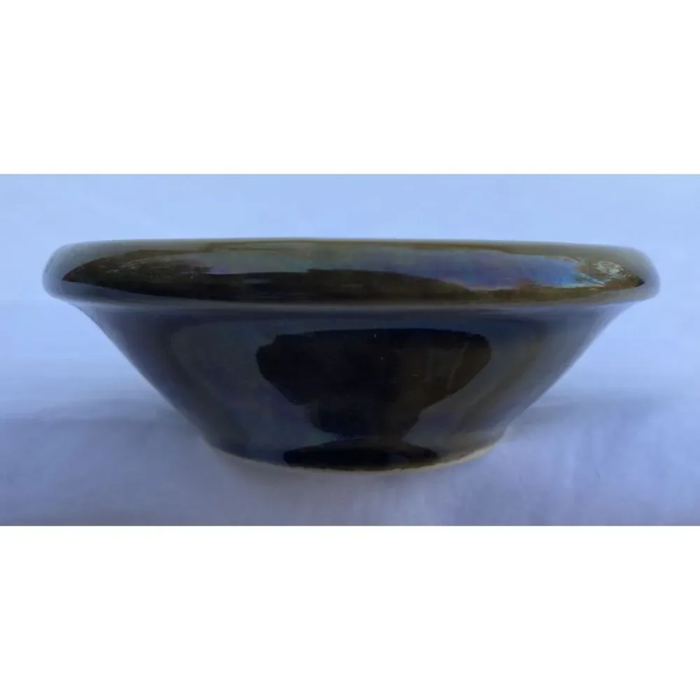 Villeroy Boch? Avocado Porcelain Soap Dish - Vintage Art Deco -Marked on Bottom
